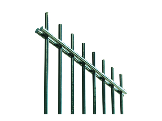 Welded panel fence N2D 2490x1030mm D5/4/5mm, green